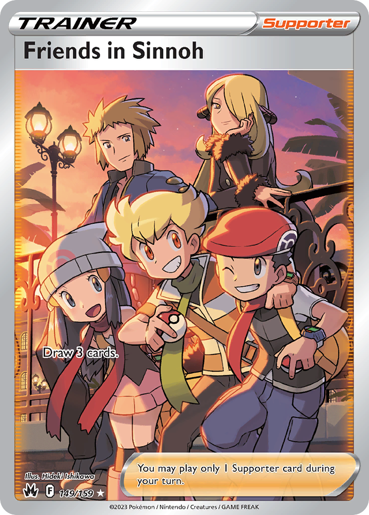 Friends in Sinnoh - 149/159 - Crown Zenith SWSH12PT5 - Rare Ultra