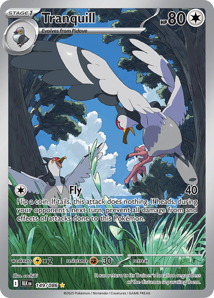 Tranquill - 149/86 - Black Bolt ZSV10PT5 - Illustration Rare