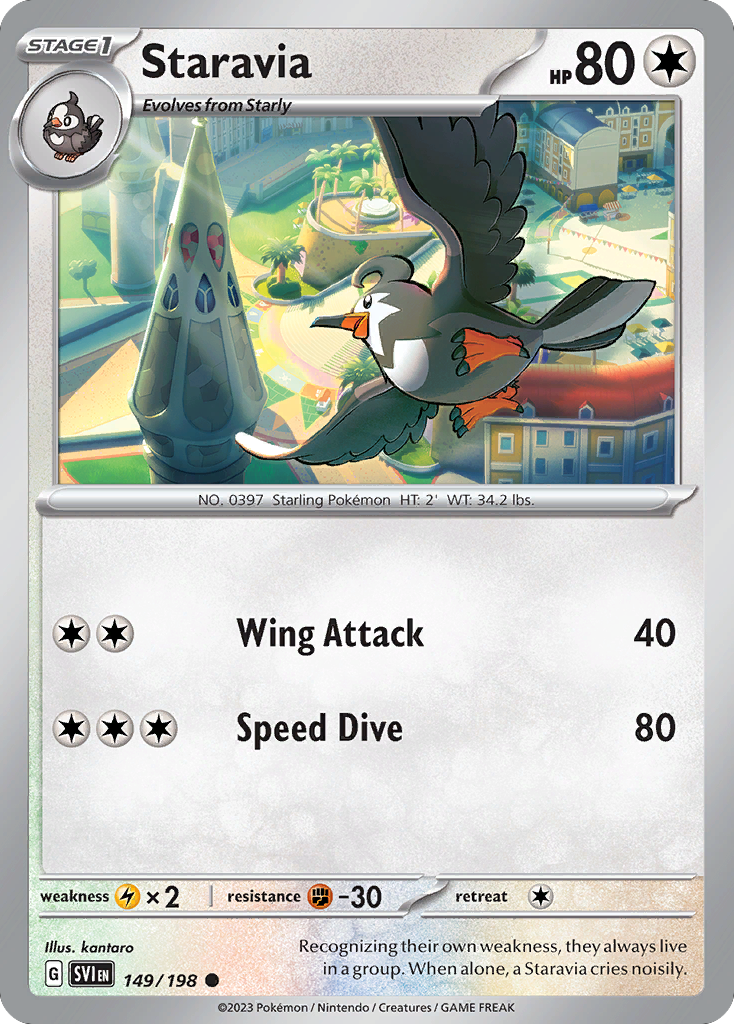 Staravia - 149/198 - Scarlet & Violet SV1 - Common