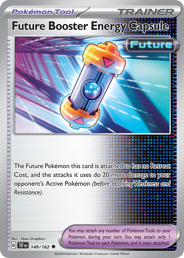 Carta Pokémon Future Booster Energy Capsule de Temporal Forces #149