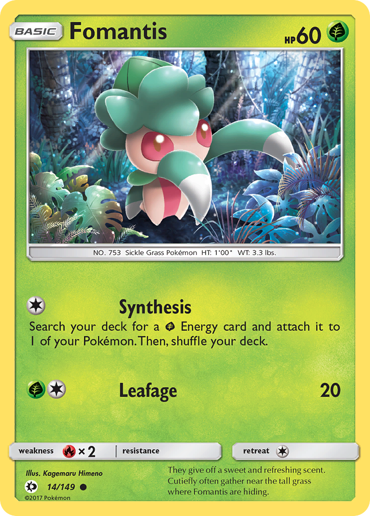 Fomantis - 14/149 - Sun & Moon SM1 - Common
