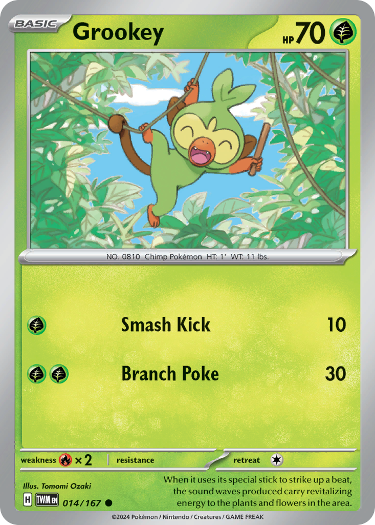 Grookey - 14/167 - Twilight Masquerade SV6 - Common