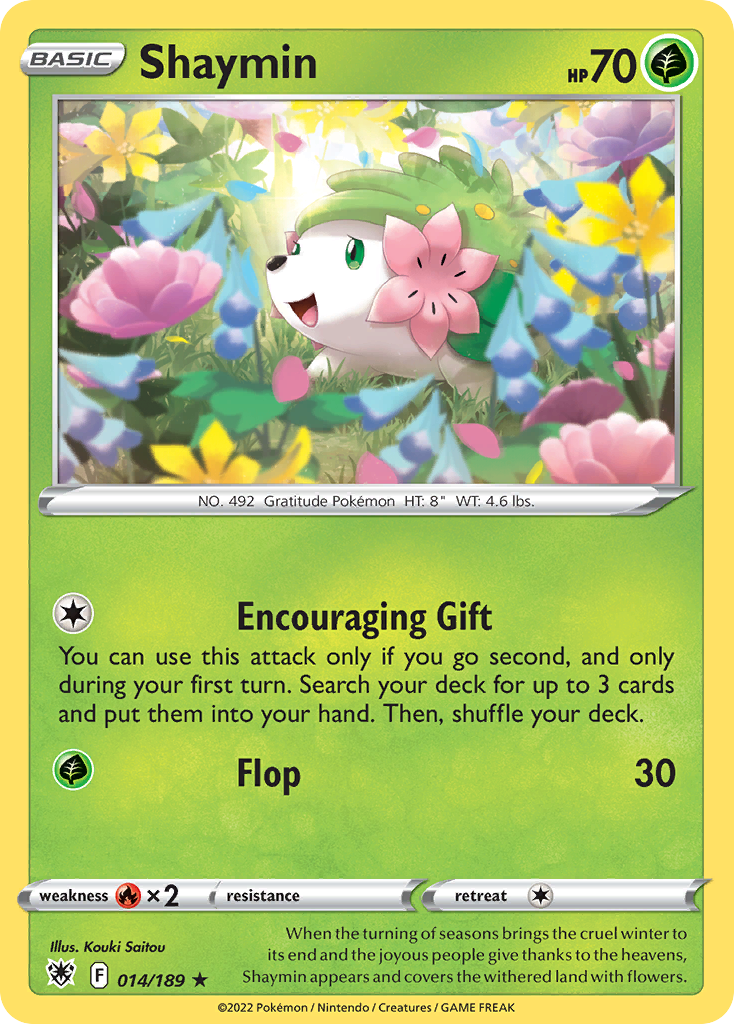Shaymin - 14/189 - Astral Radiance SWSH10 - Rare