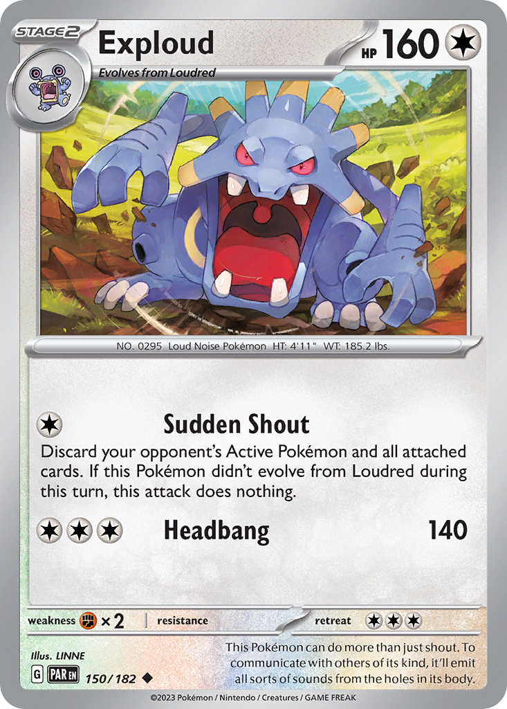 Exploud - 150/182 - Paradox Rift SV4 - Uncommon