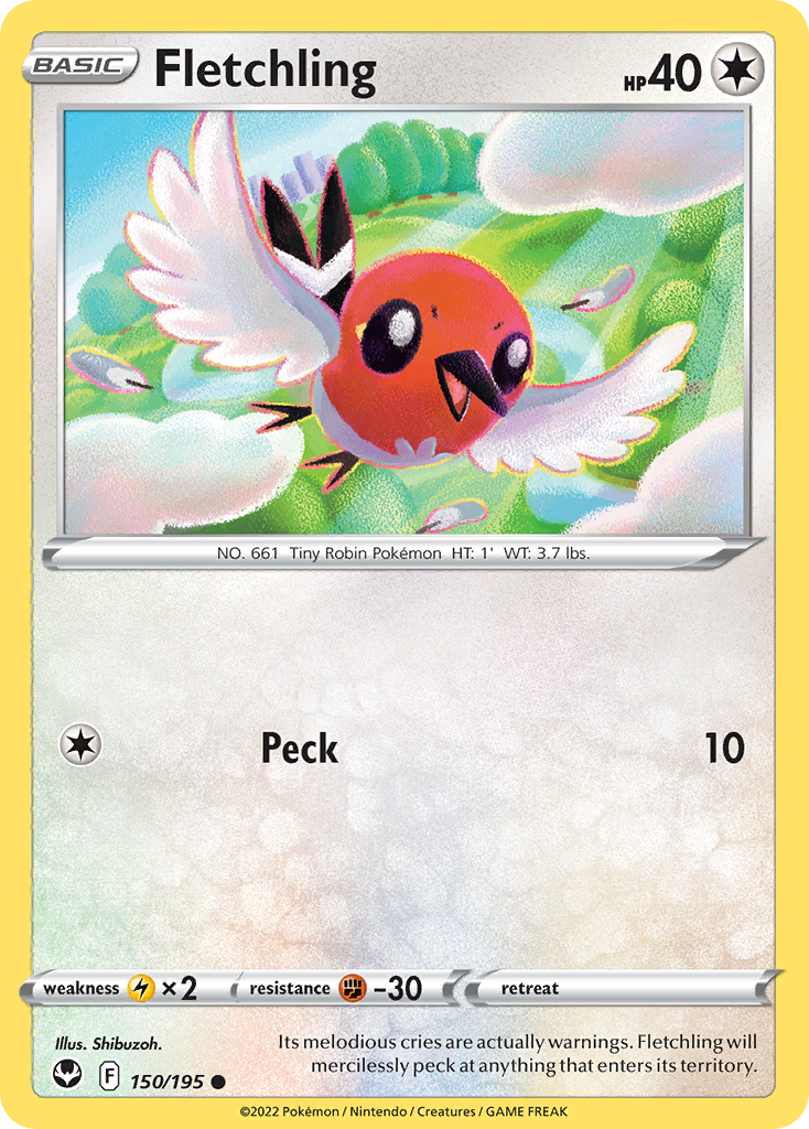Fletchling - 150/195 - Silver Tempest SWSH12 - Common