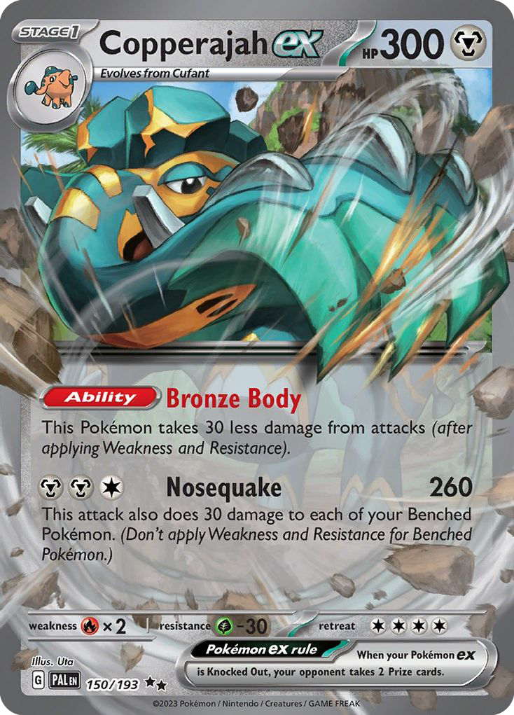 Copperajah ex - 150/193 - Paldea Evolved SV2 - Double Rare