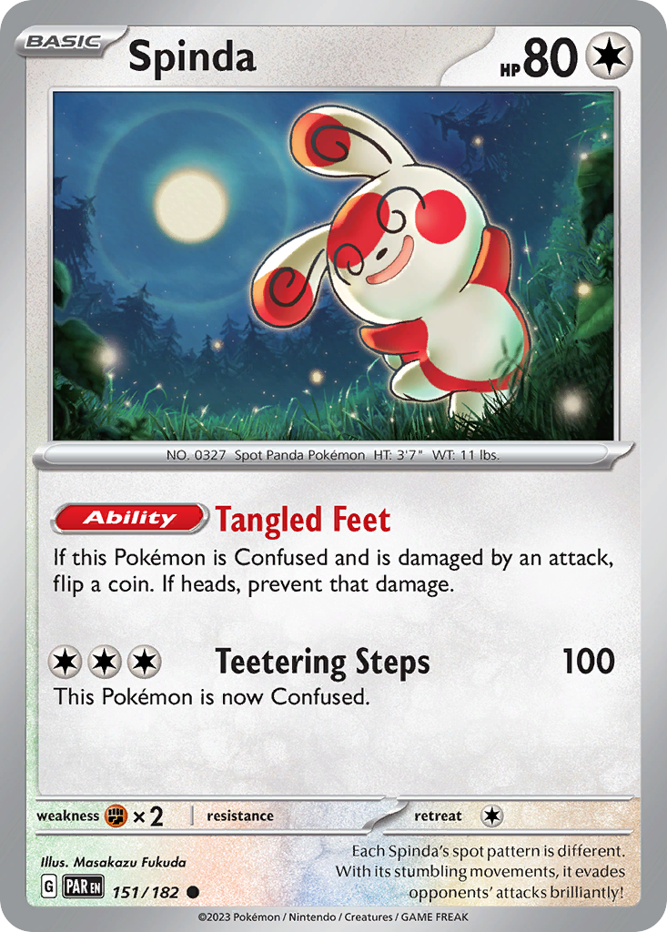 Spinda - 151/182 - Paradox Rift SV4 - Common
