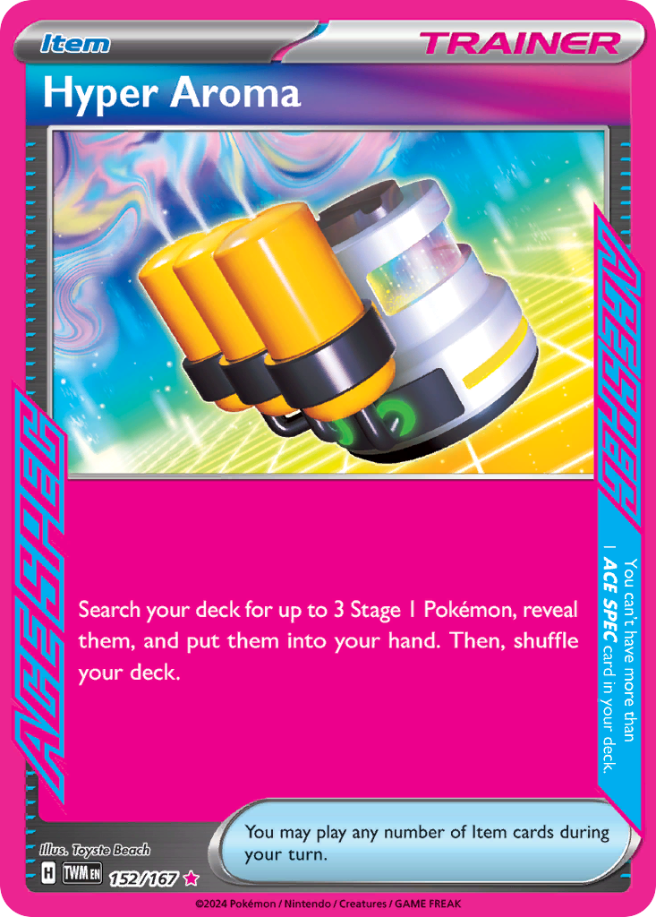 Carta Pokémon Hyper Aroma de Twilight Masquerade #152
