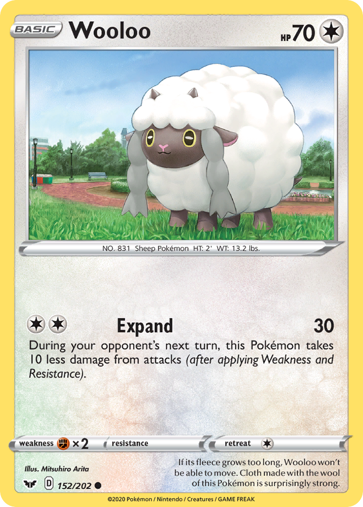 Wooloo - 152/202 - Sword & Shield SWSH1 - Common