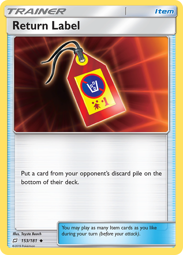 Return Label - 153/181 - Team Up SM9 - Uncommon