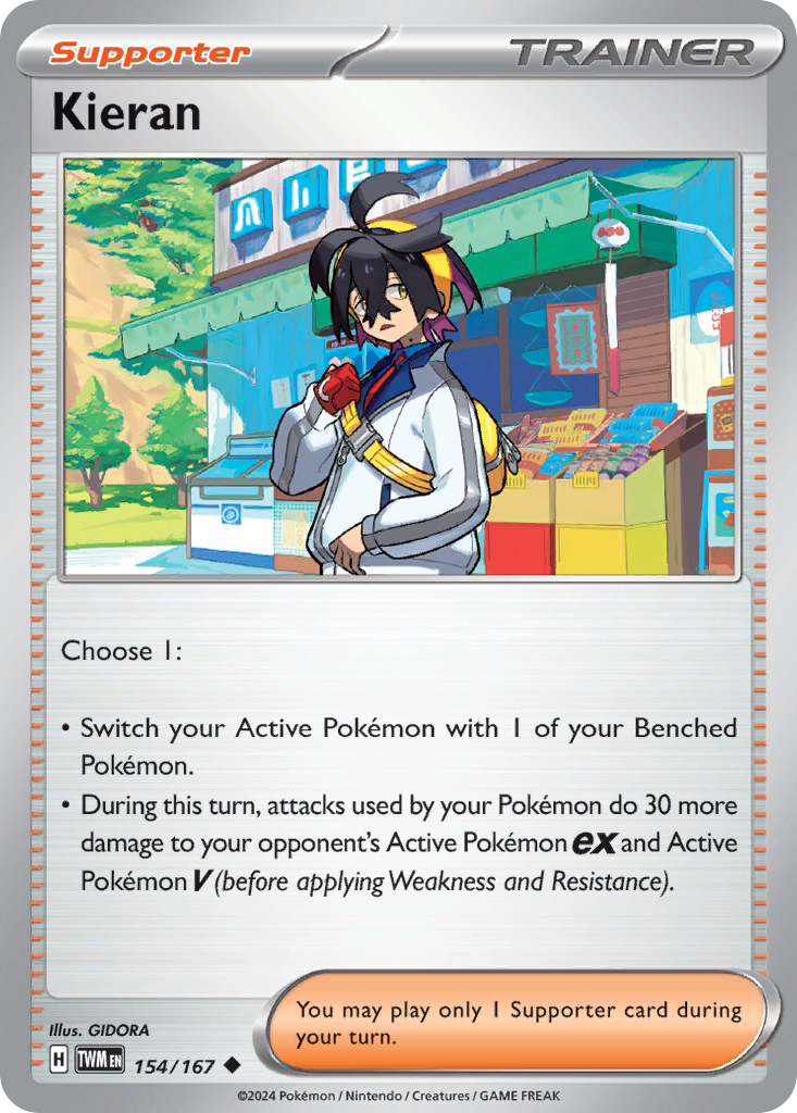 Kieran - 154/167 - Twilight Masquerade SV6 - Uncommon