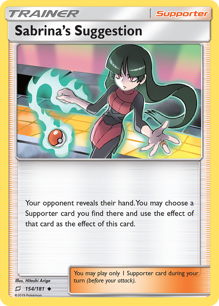 Sabrina's Suggestion - 154/181 - Team Up SM9 - Uncommon