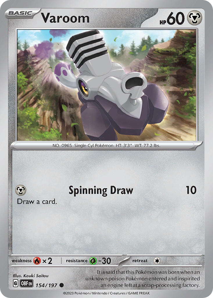 Varoom - 154/197 - Obsidian Flames SV3 - Common