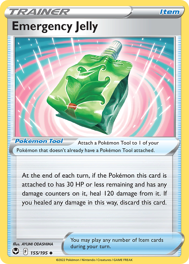 Emergency Jelly - 155/195 - Silver Tempest SWSH12 - Uncommon