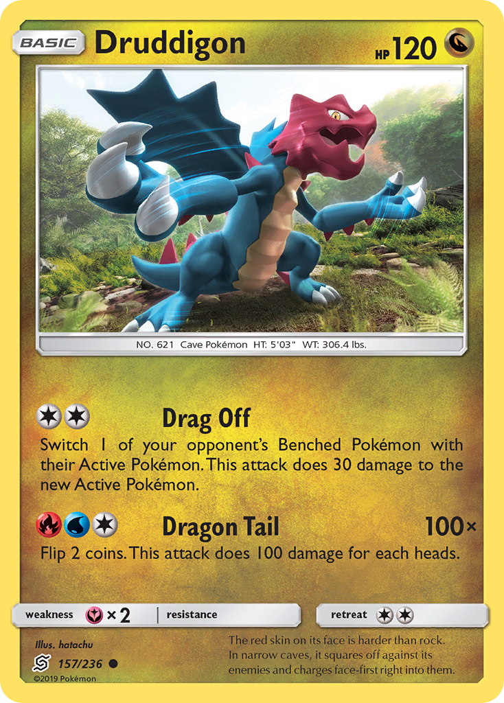 Druddigon - 157/236 - Unified Minds SM11 - Common