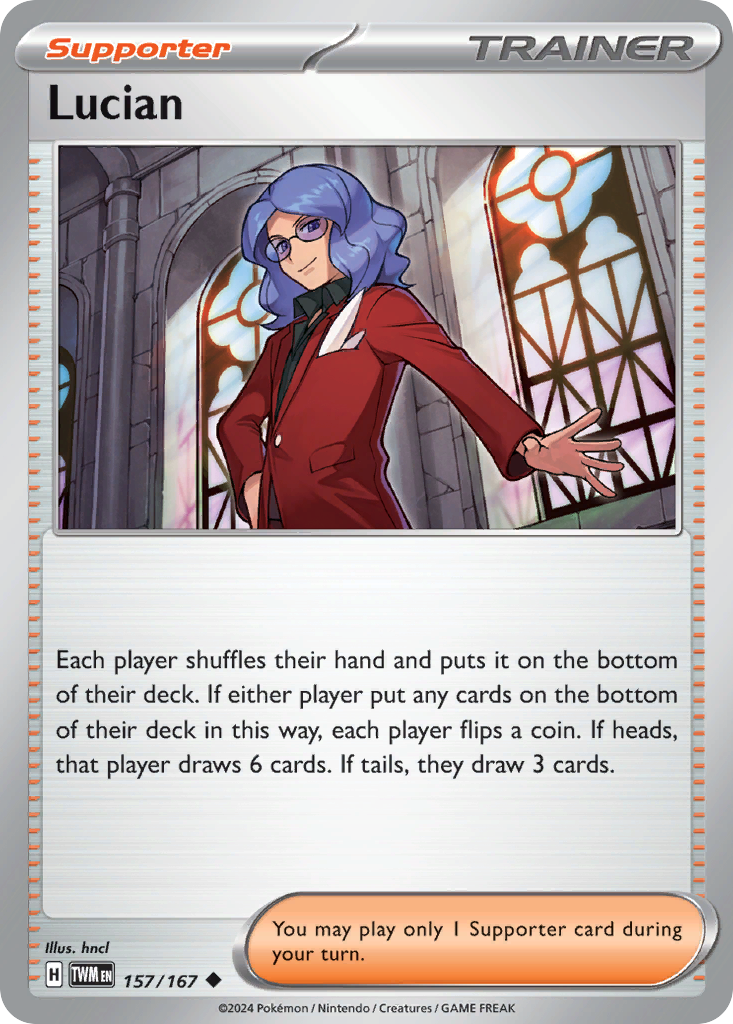 Lucian - 157/167 - Twilight Masquerade SV6 - Uncommon