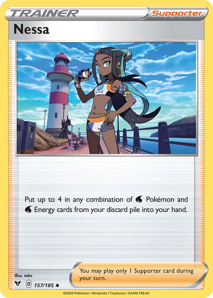 Nessa - 157/185 - Vivid Voltage SWSH4 - Uncommon
