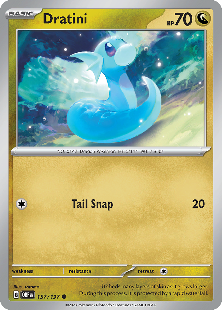 Dratini - 157/197 - Obsidian Flames SV3 - Common