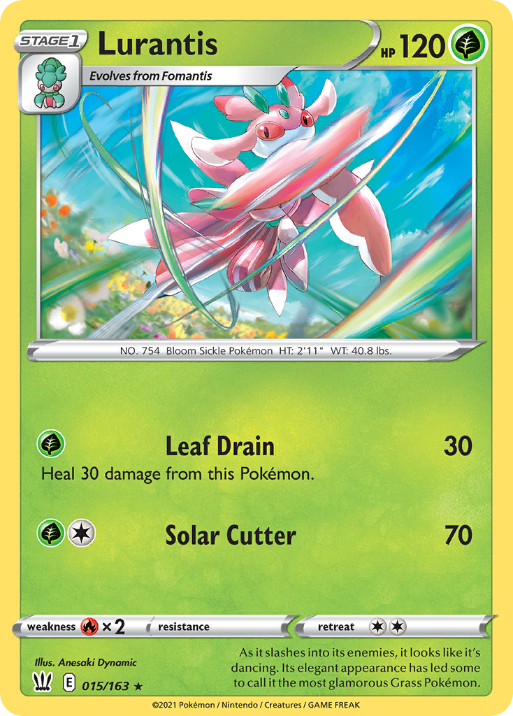 Lurantis - 15/163 - Battle Styles SWSH5 - Rare