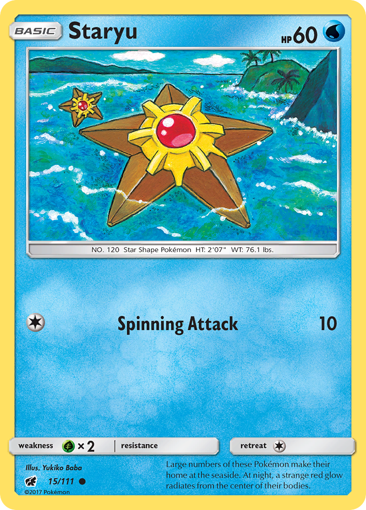 Staryu - 15/111 - Crimson Invasion SM4 - Common
