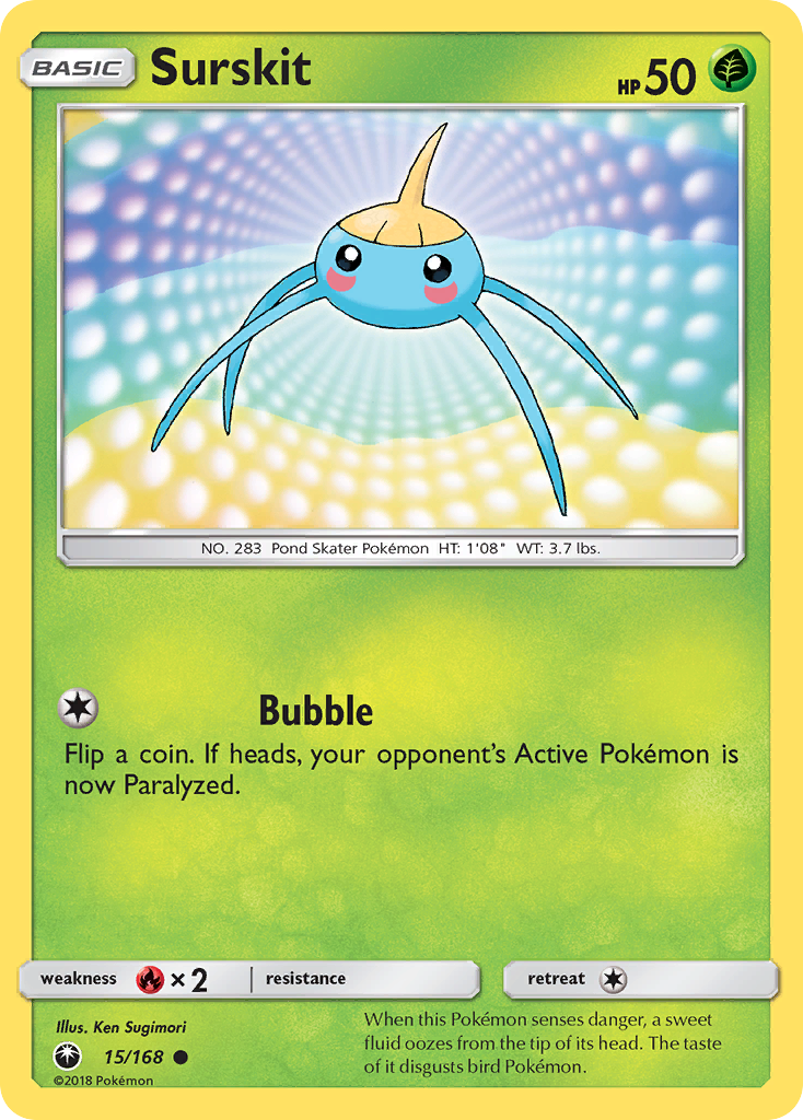 Surskit - 15/168 - Celestial Storm SM7 - Common