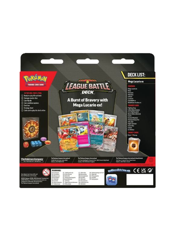 (PREVENTA 22/05/26) Pokemon TCG - Mega Lucario ex League Battle Deck (INGLES)