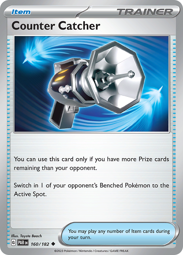 Carta Pokémon Counter Catcher de Paradox Rift #160