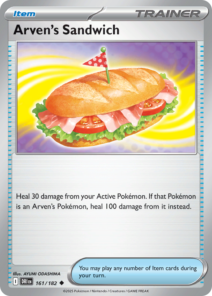 Arven's Sandwich - 161/182 - Destined Rivals SV10 - Uncommon