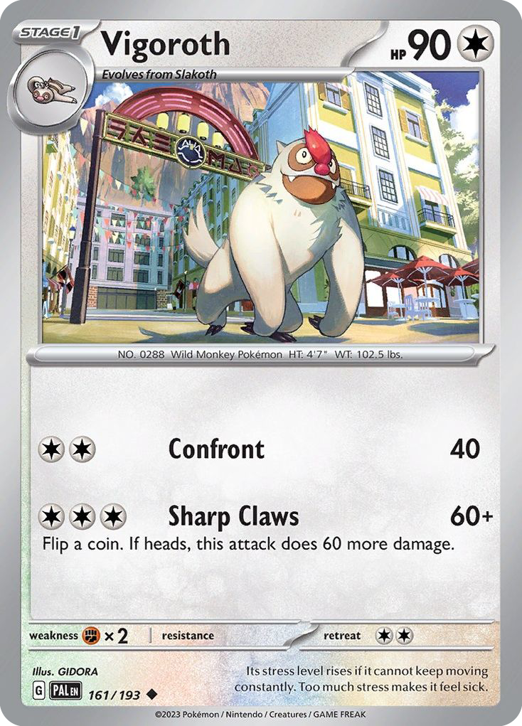 Vigoroth - 161/193 - Paldea Evolved SV2 - Uncommon