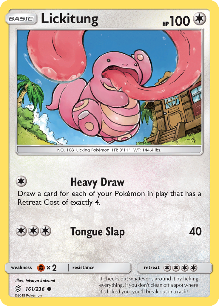 Lickitung - 161/236 - Unified Minds SM11 - Common
