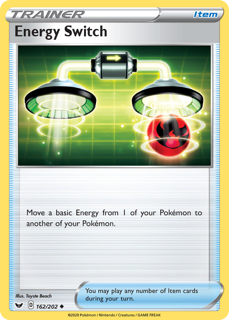 Energy Switch - 162/202 - Sword & Shield SWSH1 - Uncommon