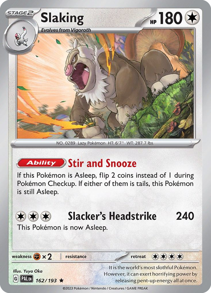 Slaking - 162/193 - Paldea Evolved SV2 - Rare