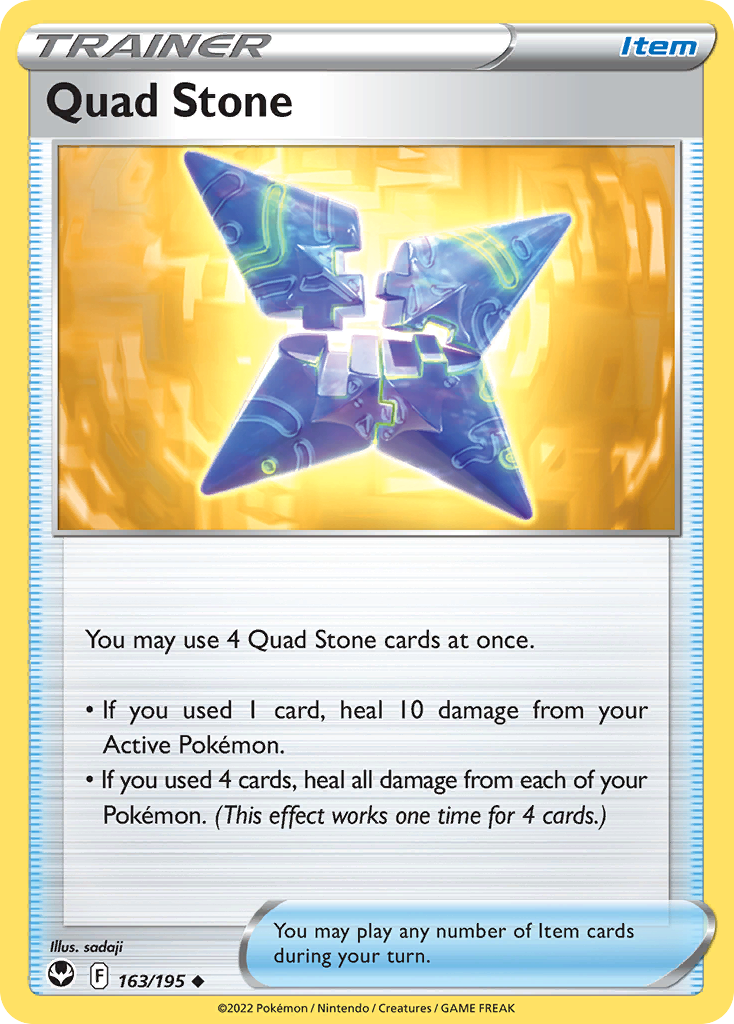 Quad Stone - 163/195 - Silver Tempest SWSH12 - Uncommon
