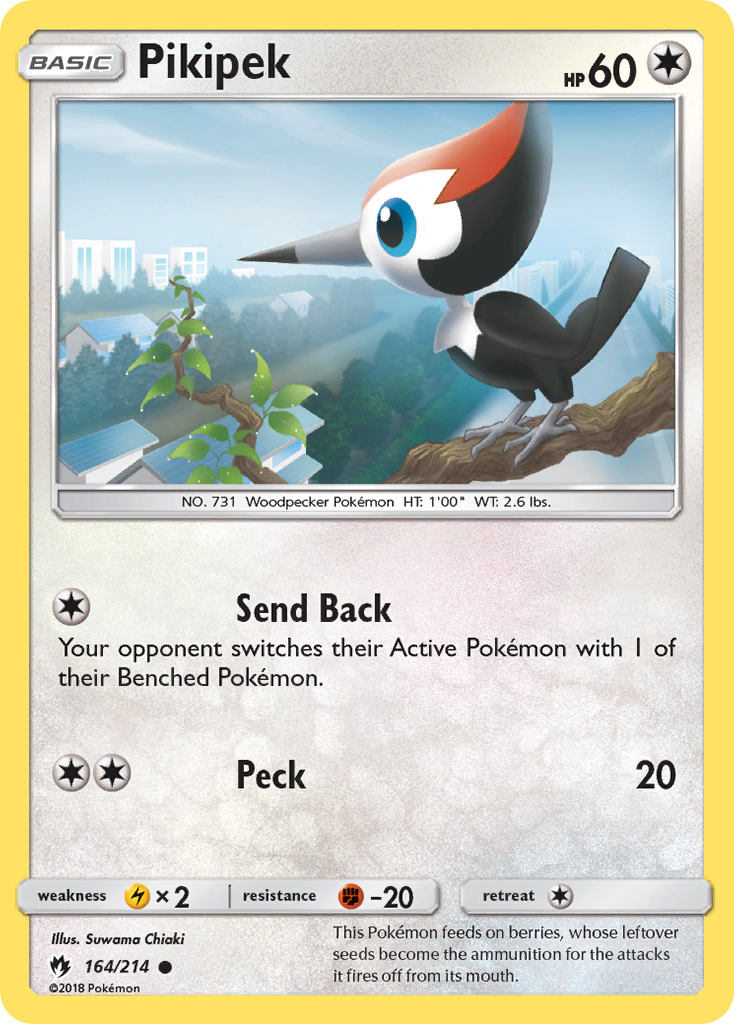 Pikipek - 164/214 - Lost Thunder SM8 - Common