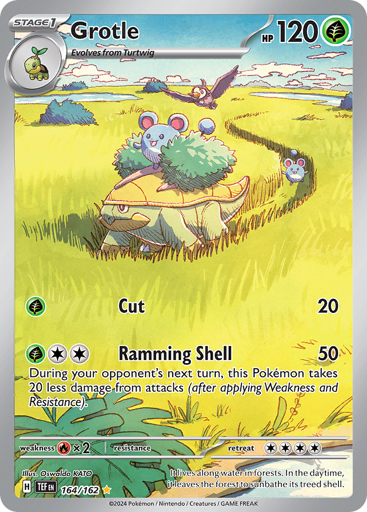 Grotle - 164/162 - Temporal Forces SV5 - Illustration Rare