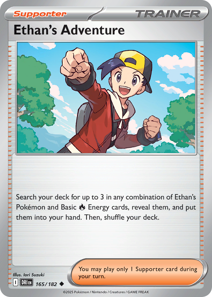 Ethan's Adventure - 165/182 - Destined Rivals SV10 - Uncommon