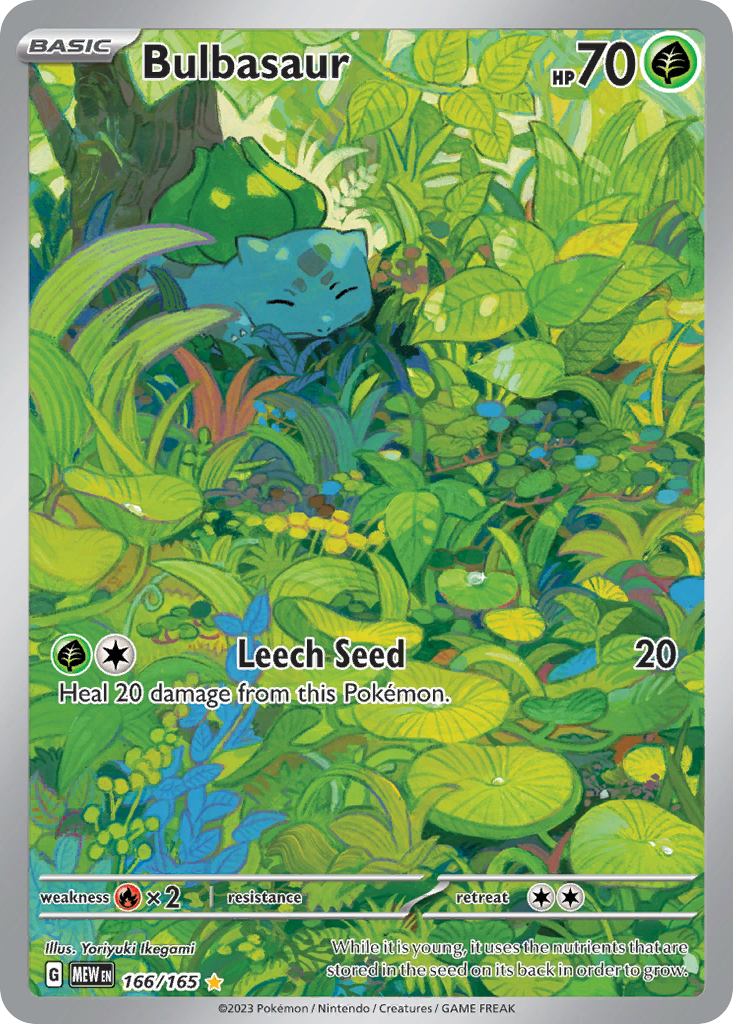 Bulbasaur - 166/165 - 151 SV3PT5 - Illustration Rare