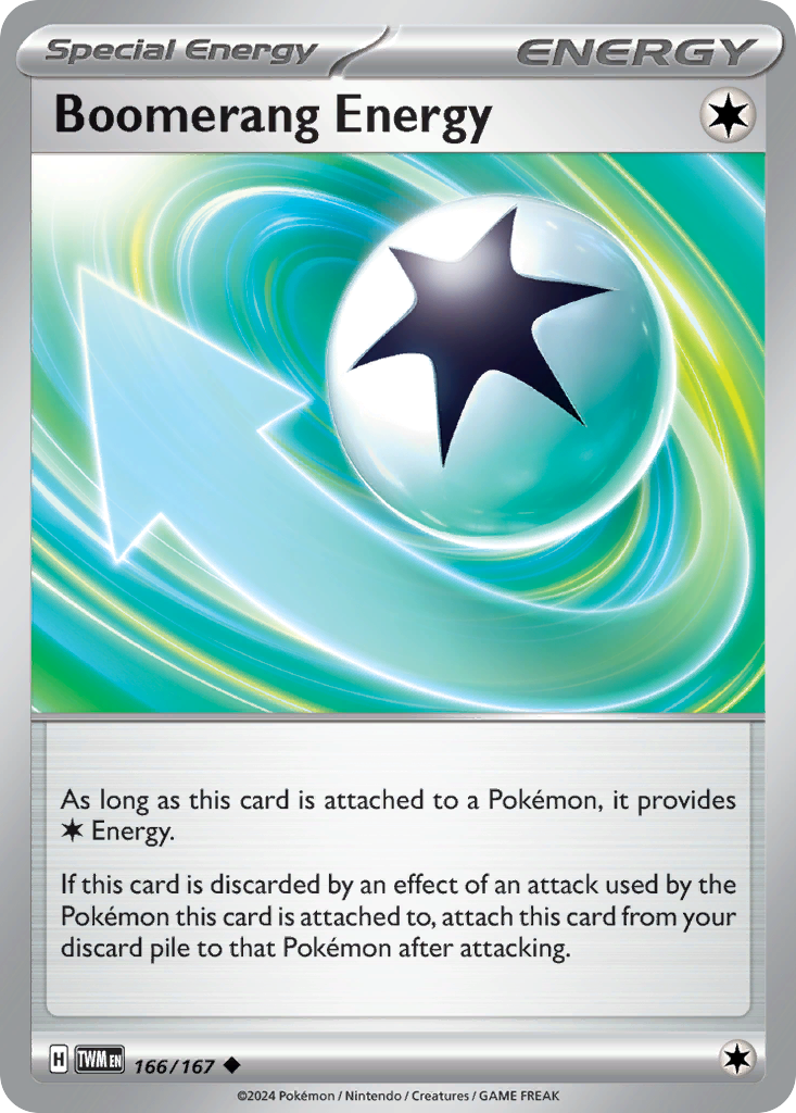 Boomerang Energy - 166/167 - Twilight Masquerade SV6 - Uncommon