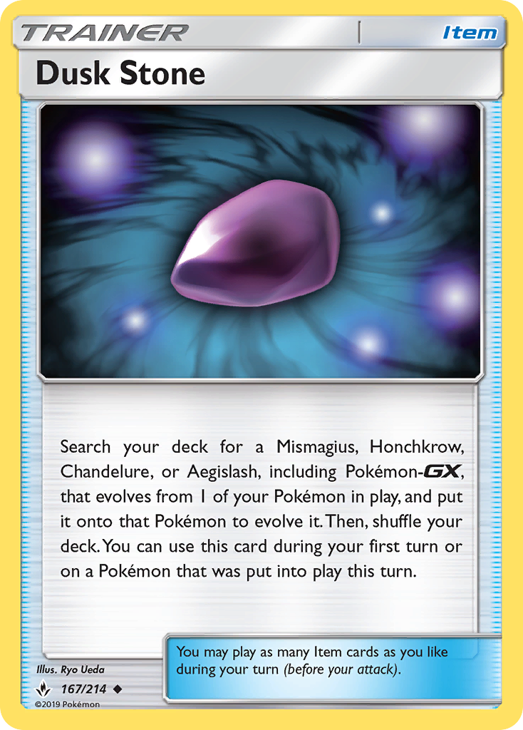 Dusk Stone - 167/214 - Unbroken Bonds SM10 - Uncommon