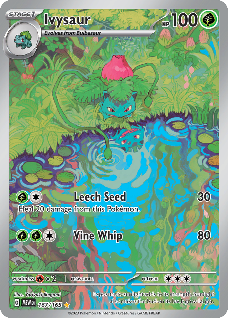 Ivysaur - 167/165 - 151 SV3PT5 - Illustration Rare