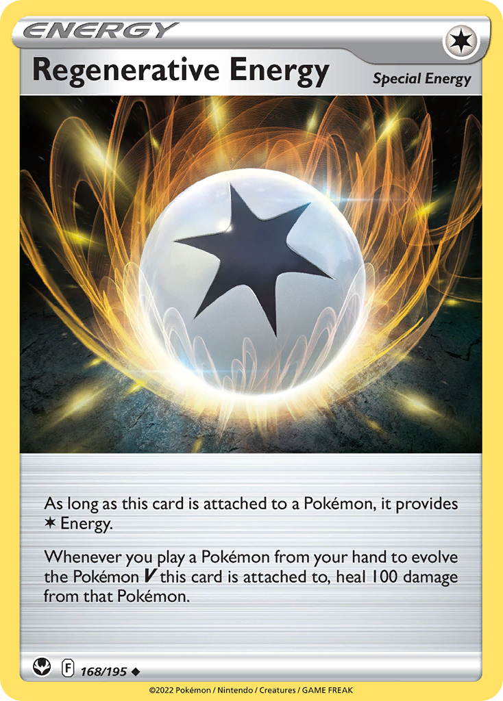 Regenerative Energy - 168/195 - Silver Tempest SWSH12 - Uncommon