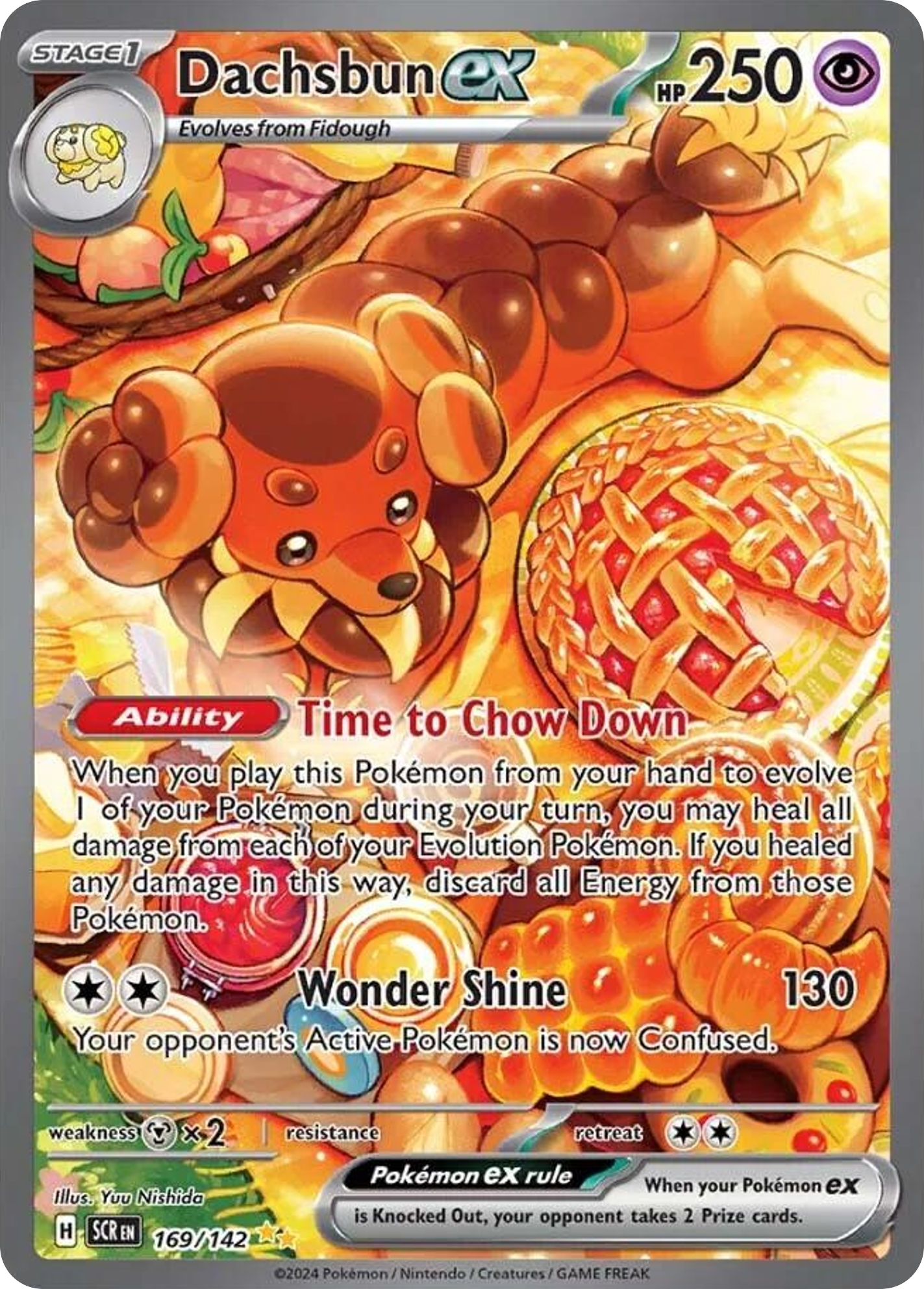 Dachsbun ex - 169/142 - Stellar Crown SV7 - Special Illustration Rare