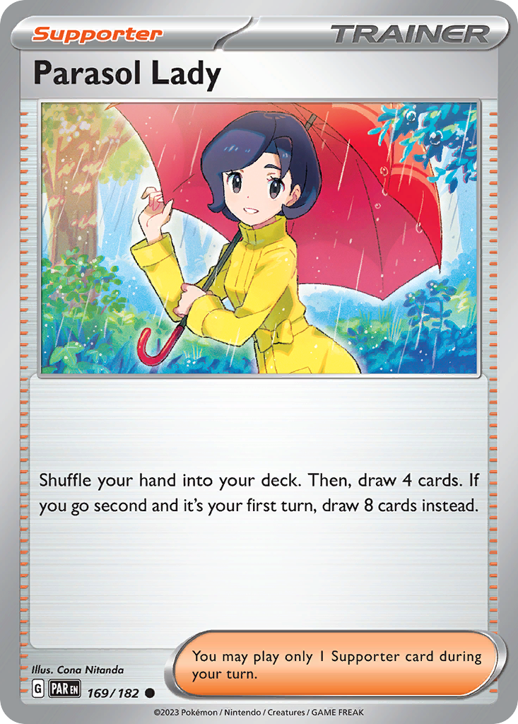 Parasol Lady - 169/182 - Paradox Rift SV4 - Common