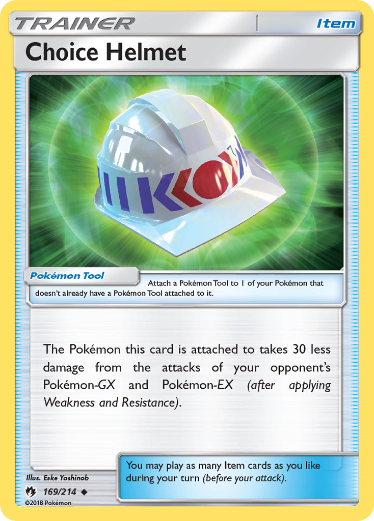 Choice Helmet - 169/214 - Lost Thunder SM8 - Uncommon