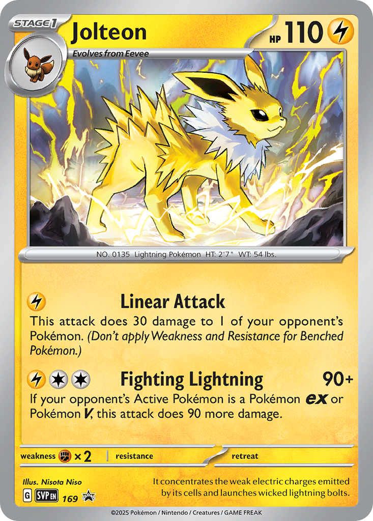 Jolteon - 169/150 - Scarlet & Violet Promos SVP - Promo