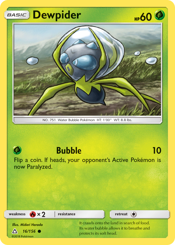 Dewpider - 16/156 - Ultra Prism SM5 - Common