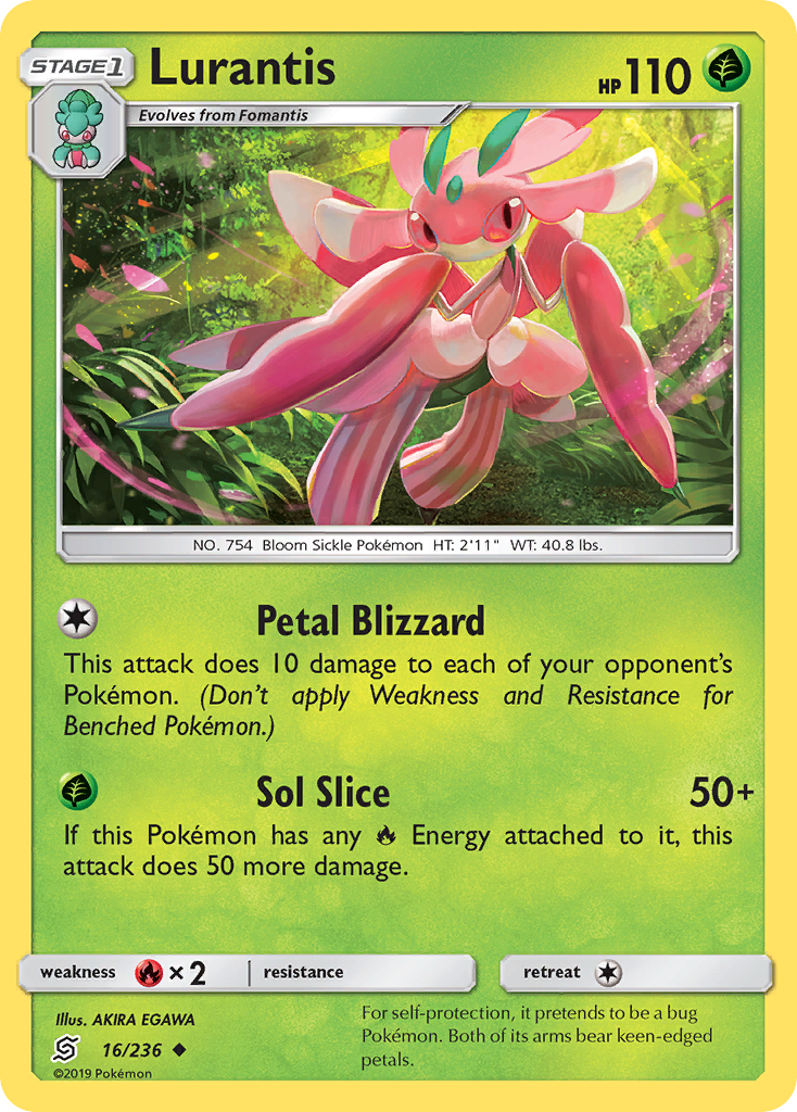 Lurantis - 16/236 - Unified Minds SM11 - Uncommon