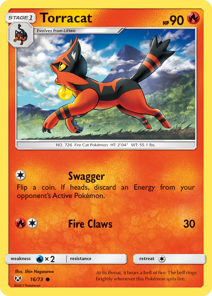 Torracat - 16/73 - Shining Legends SM35 - Common