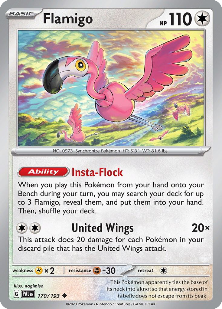 Flamigo - 170/193 - Paldea Evolved SV2 - Uncommon