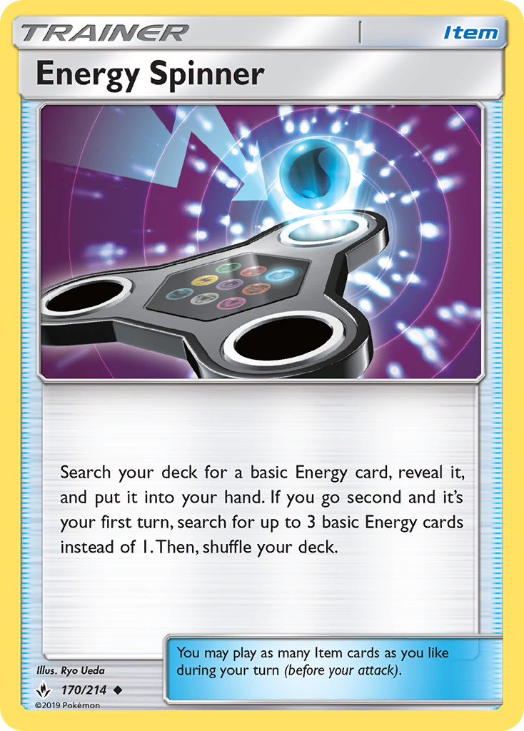 Energy Spinner - 170/214 - Unbroken Bonds SM10 - Uncommon